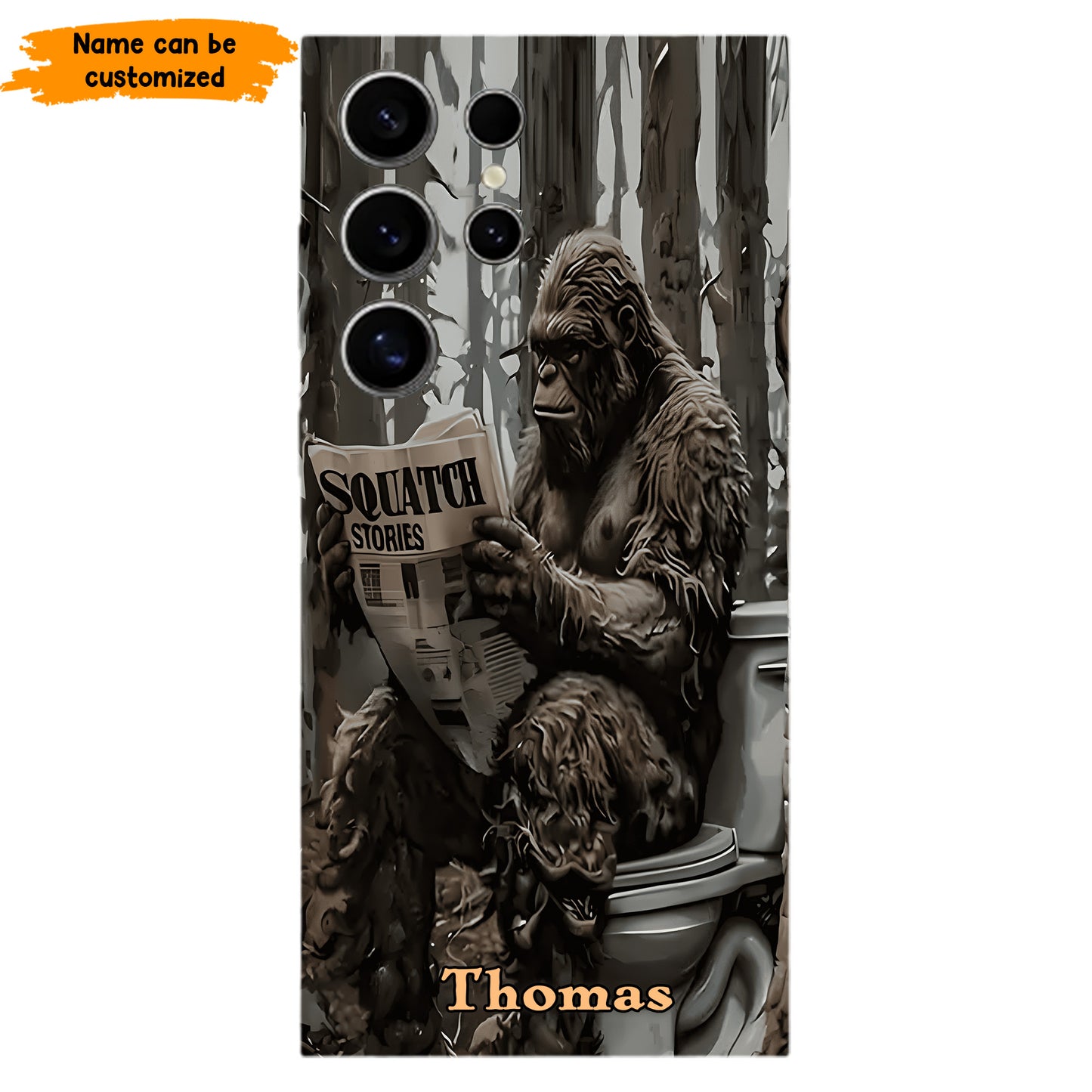 "Squatch Stories” – Personalized Bigfoot Phone Case