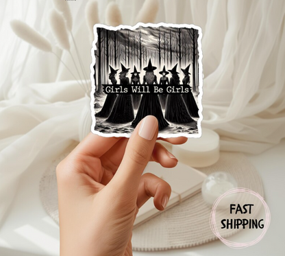 Witch Sticker, Witchy, Halloween Witch