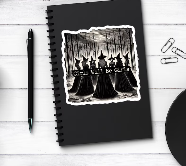 Witch Sticker, Witchy, Halloween Witch