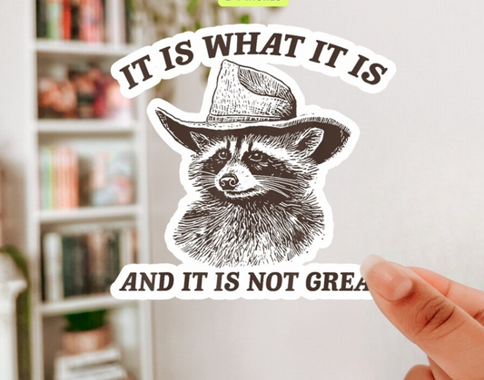 It Is What It Is Sticker