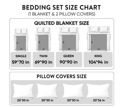 Gothic Skeleton Patchwork Quilted Bedding Set