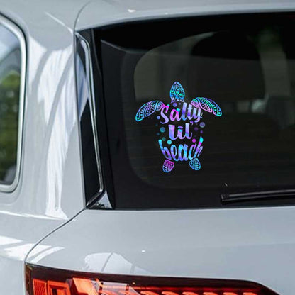 Salty Lil' Beach - Turtle Decal Full