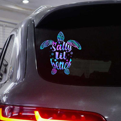 Salty Lil' Beach - Turtle Decal Full