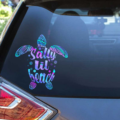 Salty Lil' Beach - Turtle Decal Full
