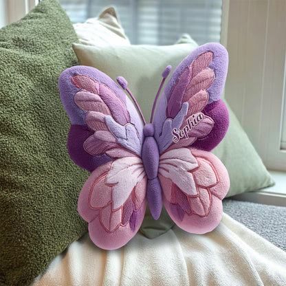 Personalized Beautiful Butterfly Shaped Pillow
