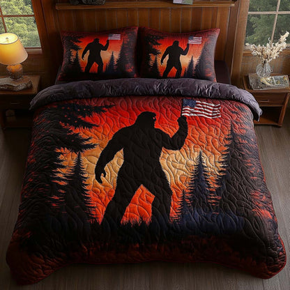 Legend Walks – Bigfoot Quilted Bedding Set