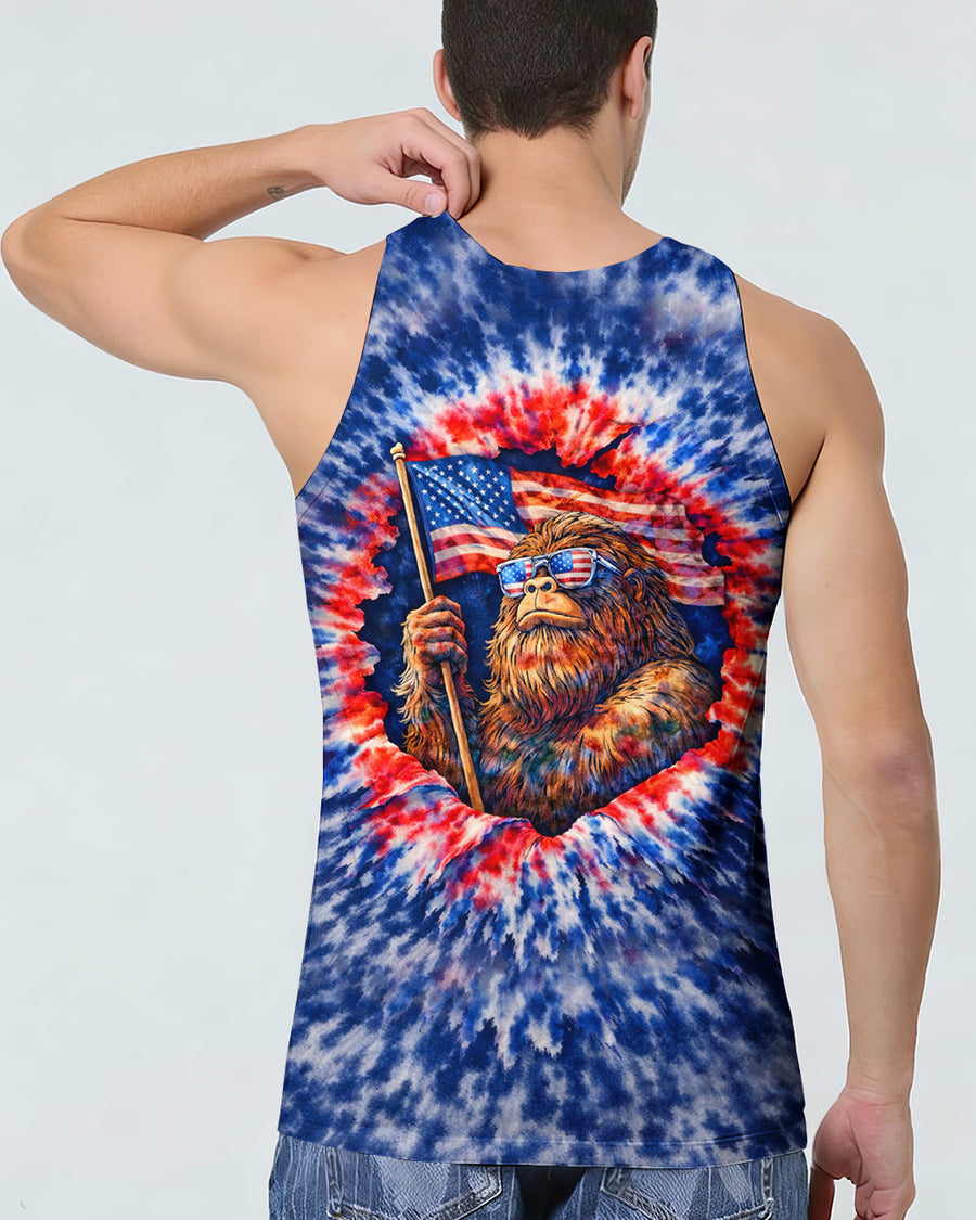 BIGFOOT WITH FLAG ALL OVER PRINT SHIRT