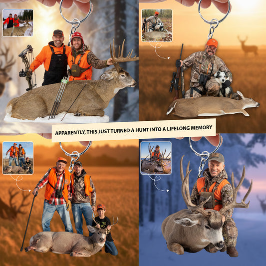 Trophy Moments - Personalized Hunting Keychain