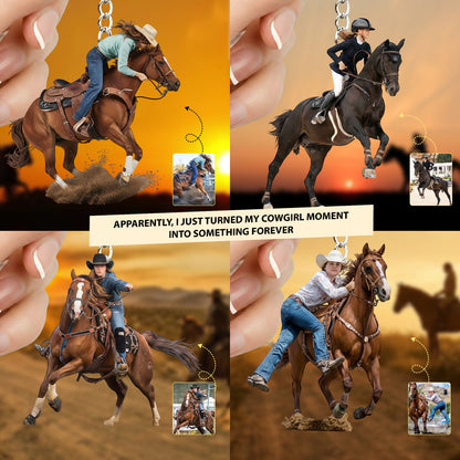 Rider Legend - Personalized Western Keychain