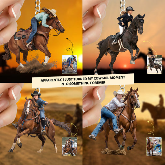 Rider Legend - Personalized Western Keychain