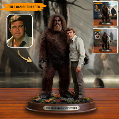 Bigfoot With Me – Personalized Best Friend Acrylic Plaque