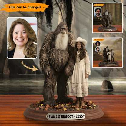 Bigfoot & Me – Personalized Best Friend Acrylic Plaque