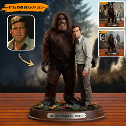 Bigfoot With Me – Personalized Best Friend Acrylic Plaque