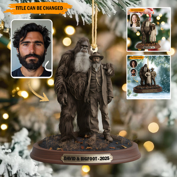 Bigfoot & Me – Personalized Best Friend Ornament