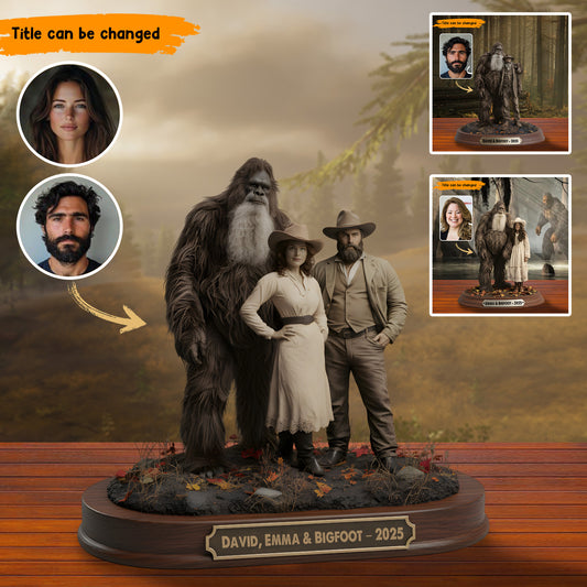 Bigfoot & Me – Personalized Best Friend Acrylic Plaque