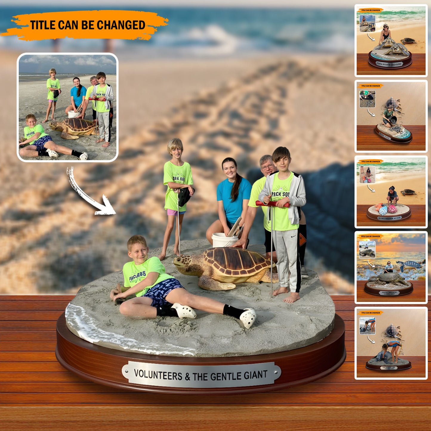 Sea Turtles & Me – Personalized Best Friend Acrylic Plaque