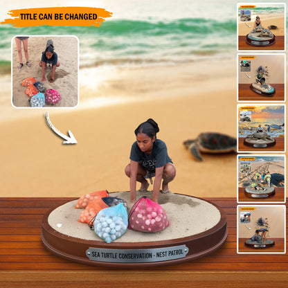 Sea Turtles & Me – Personalized Best Friend Acrylic Plaque