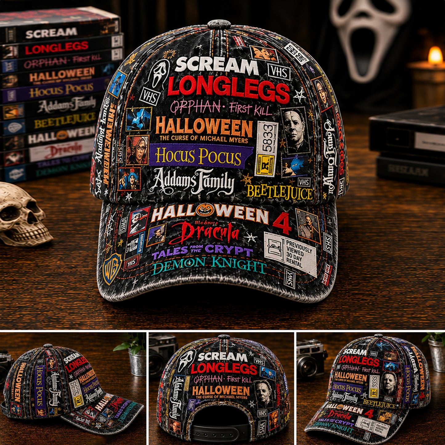 Horror Movie Collection Classic Cap