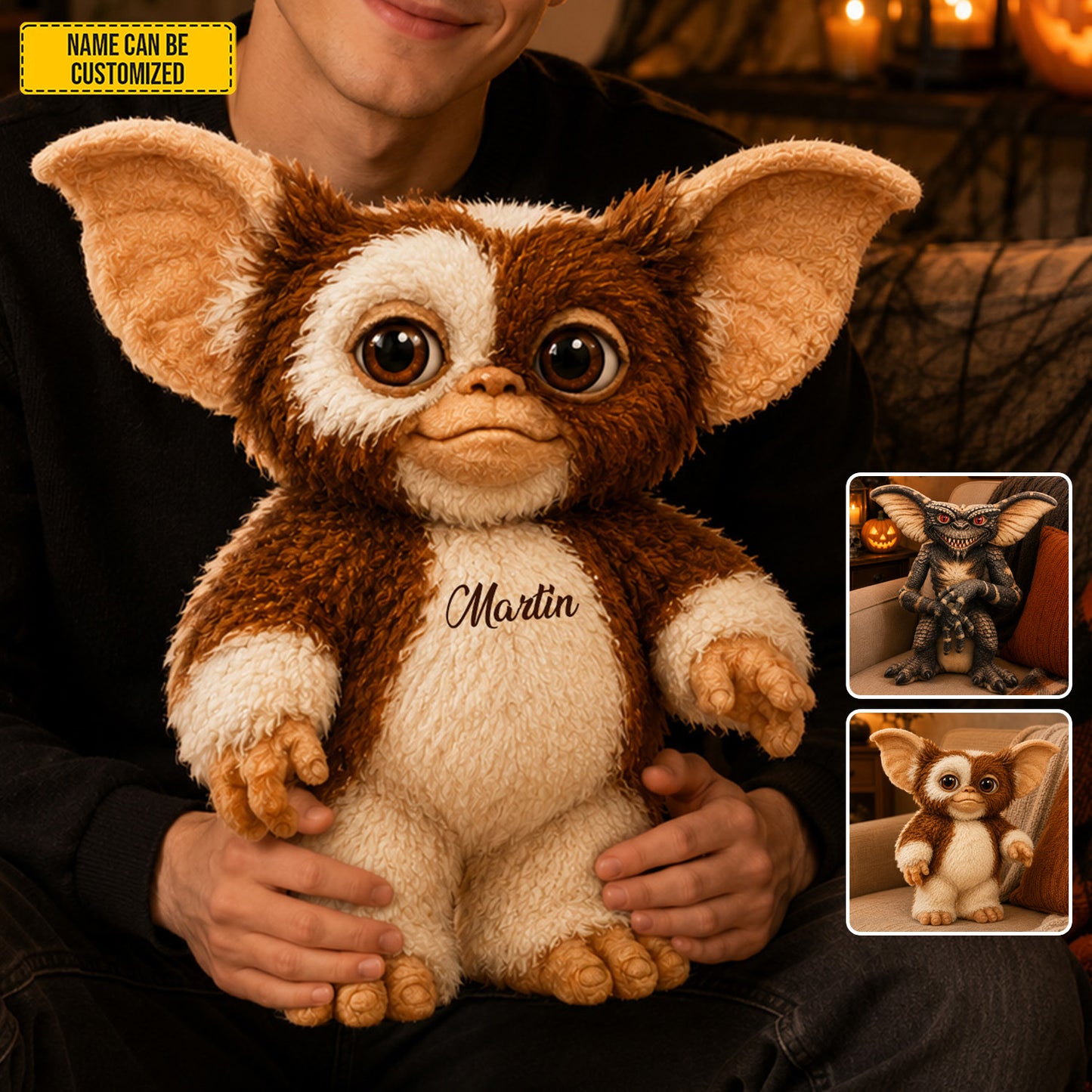Personalized Gremlin Custom Shape Pillow