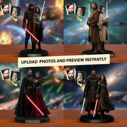 Couple Force – Custom Photo Acrylic Plaque