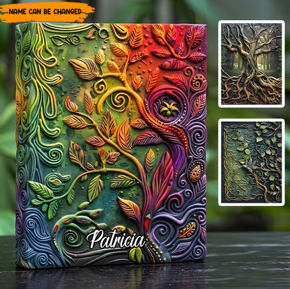 Personalized Tree of Life Leather Journal