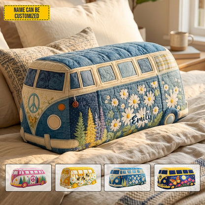 Personalized Hippie Van Custom Shaped Pillow