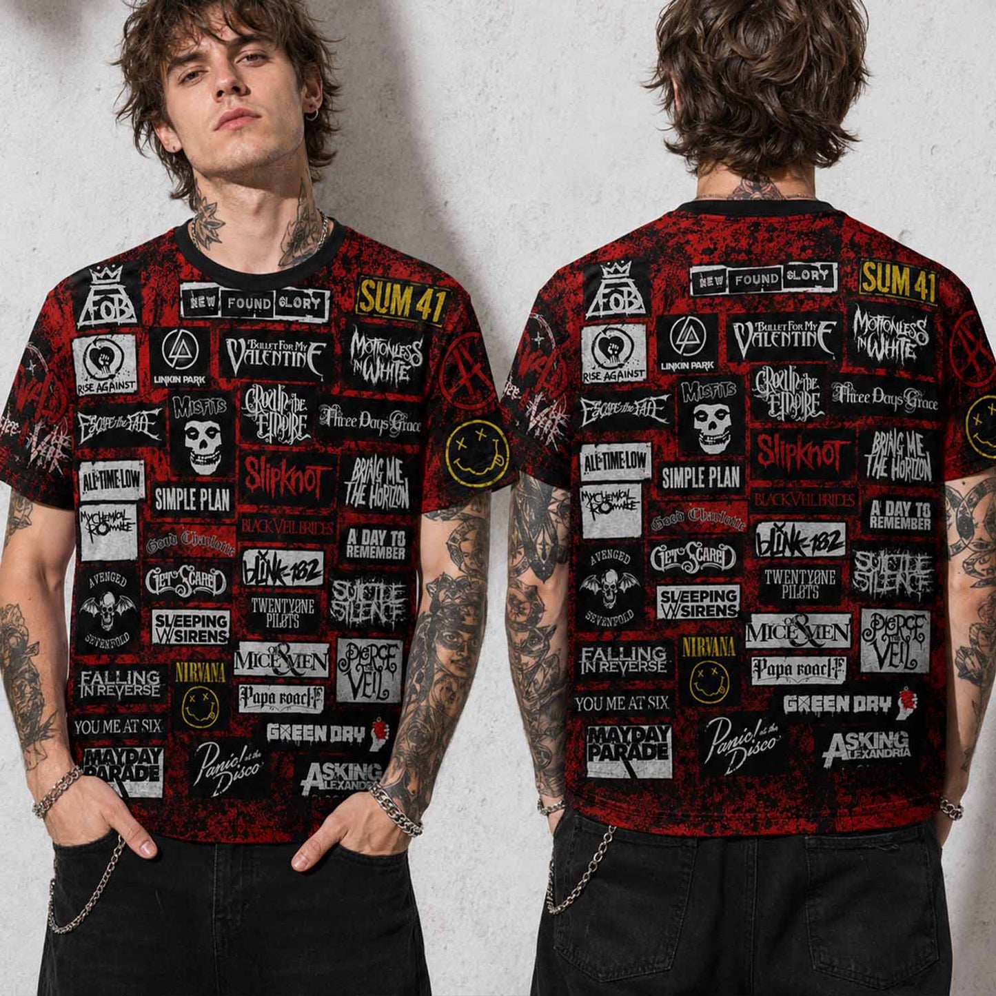 Rock Lover - Classic Legends All Over Print Shirt Version 5