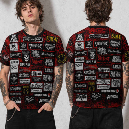 Rock Lover - Classic Legends All Over Print Shirt Version 5