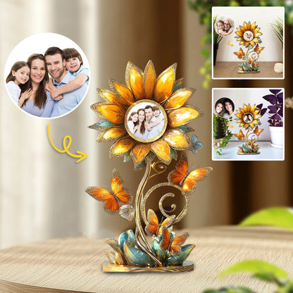 Shine of Hope – Personalized Sunflower Acrylic Plaque