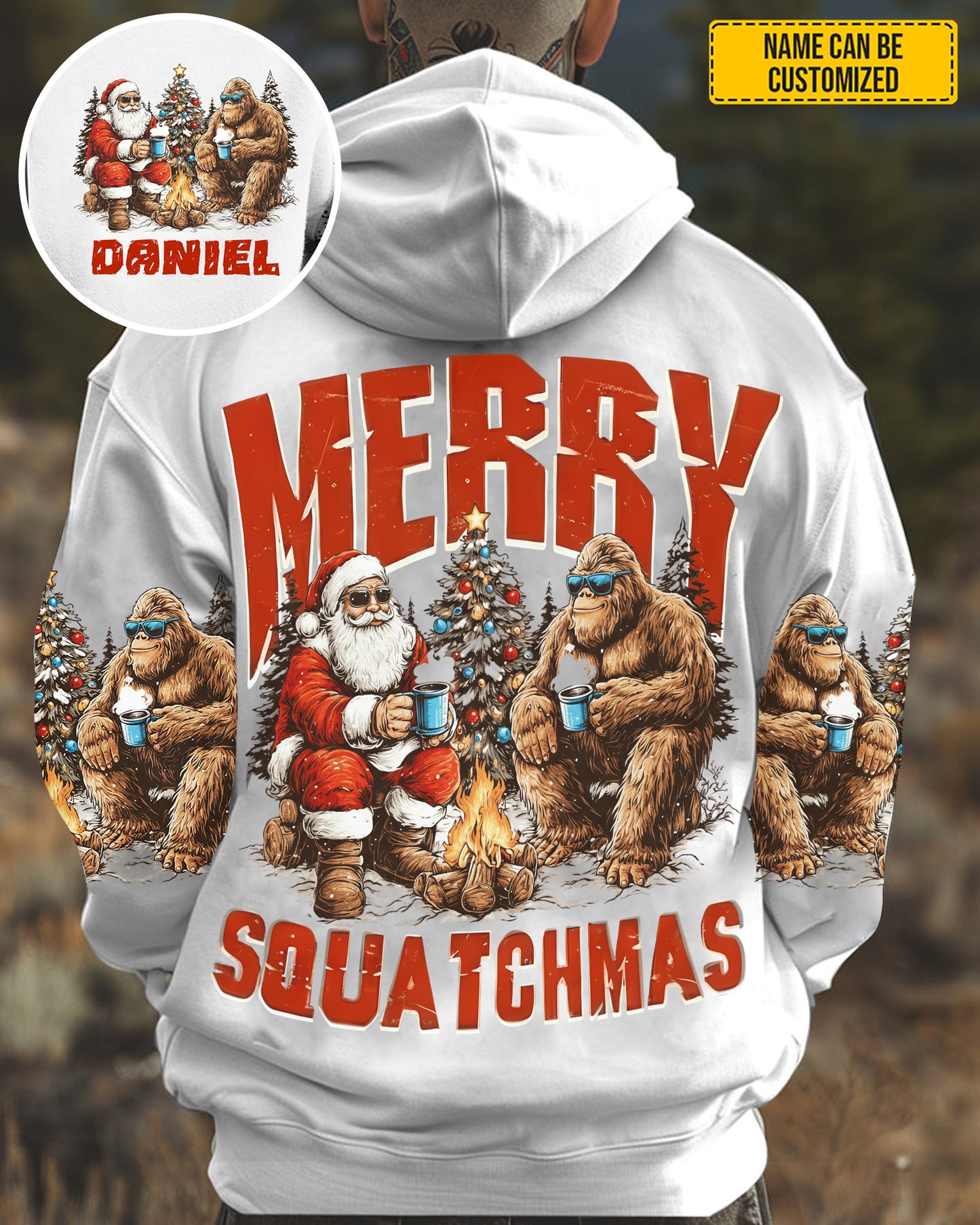 Merry Squatchmas – Personalized Sasquatch All Over Print Shirt