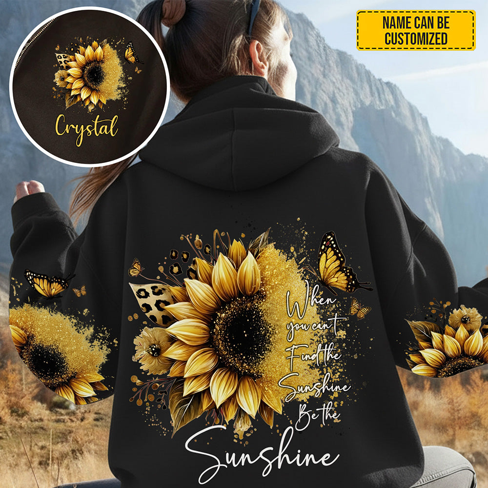 Sunflower Inspirational - Personalized Sunflower All Over Print Shirt