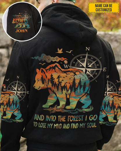 And Into The Forest I Go To Lose My Mind And Find My Soul – Personalized All Over Print Shirt