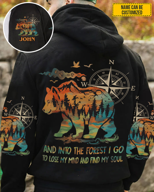 And Into The Forest I Go To Lose My Mind And Find My Soul – Personalized All Over Print Shirt