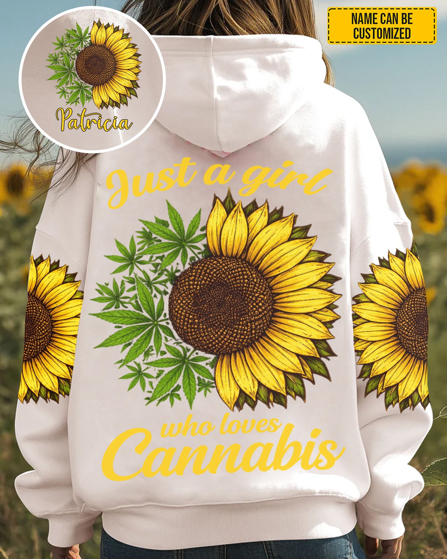 Just A Girl Who Loves Cannabis  - Personalized All Over Print Shirt