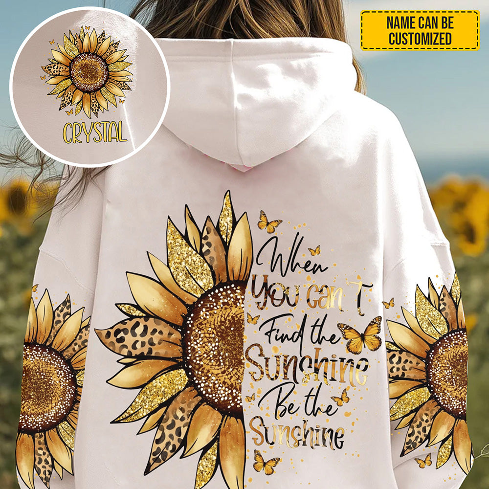 Sunflower Sunshine - Personalized Sunflower All Over Print Shirt