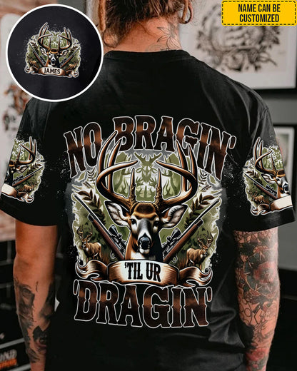 Personalized Deer Hunting All Over Print Shirt