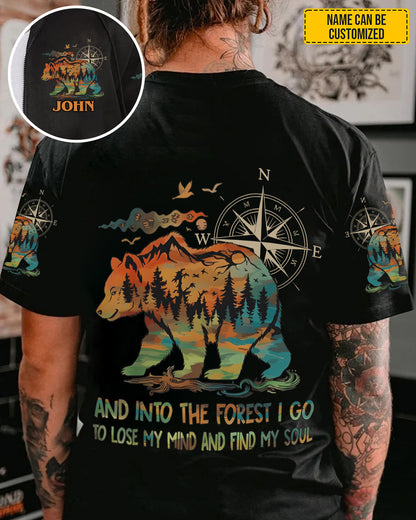 And Into The Forest I Go To Lose My Mind And Find My Soul – Personalized All Over Print Shirt