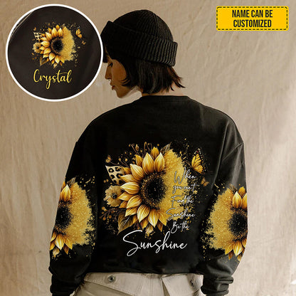 Sunflower Inspirational - Personalized Sunflower All Over Print Shirt