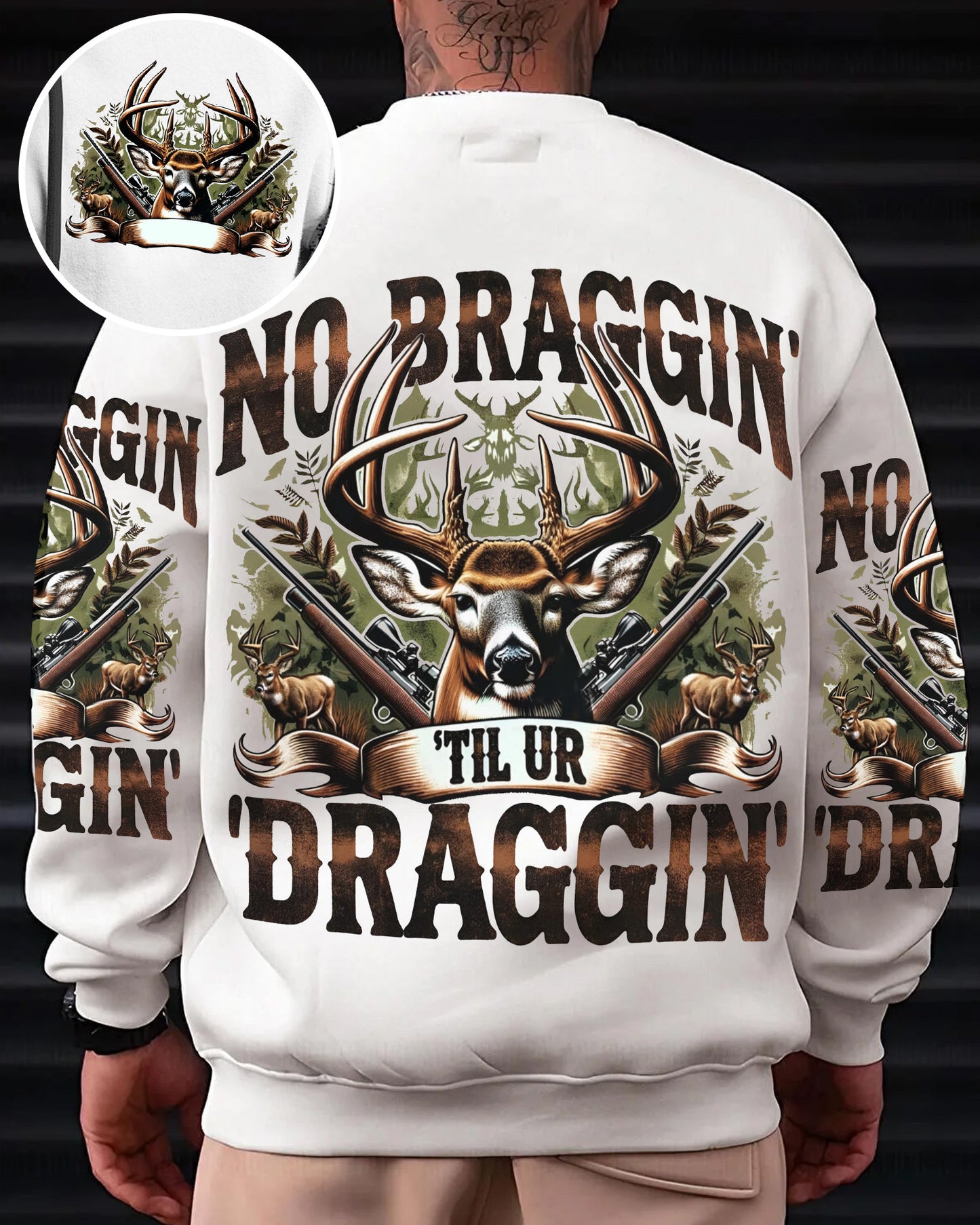 Shoot Straight, Drag Heavy – Personalized All Over Print Shirt