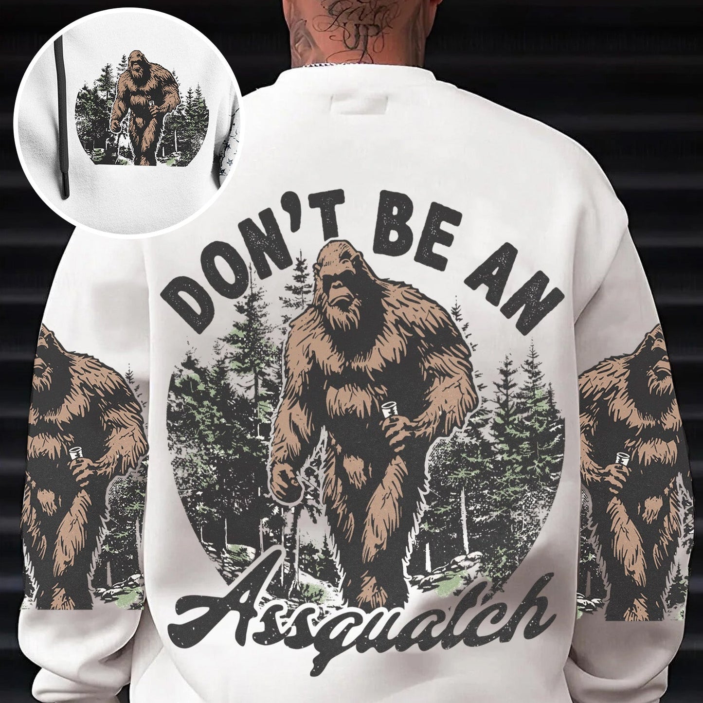 Don’t Be an Assquatch – Personalized Funny All Over Print Shirt