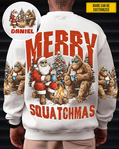 Merry Squatchmas – Personalized Sasquatch All Over Print Shirt