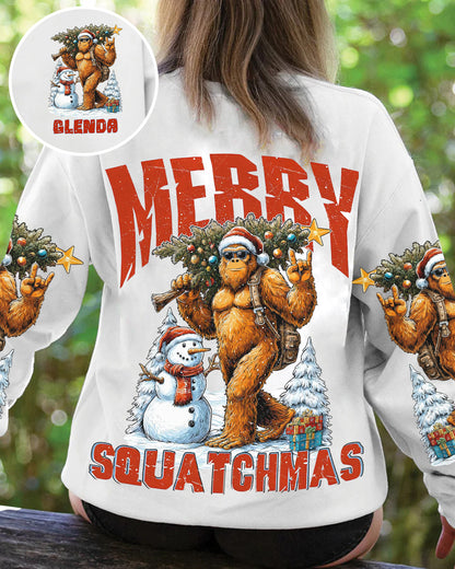 Merry Squatchmas – Personalized Sasquatch All Over Print Shirt