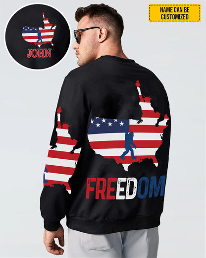 Bigfoot FREEDOM – Personalized Bigfoot All Over Print Shirt