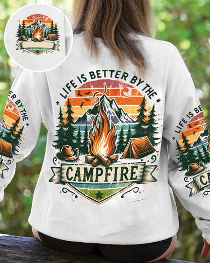 Personalized Life Is Better By The Campfire All Over Print Shirt
