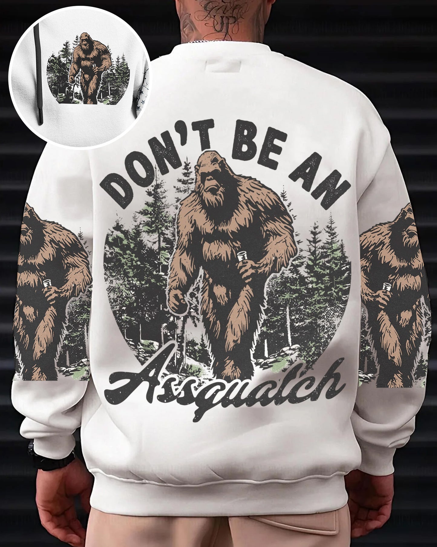 Don’t Be an Assquatch – Personalized Funny All Over Print Shirt
