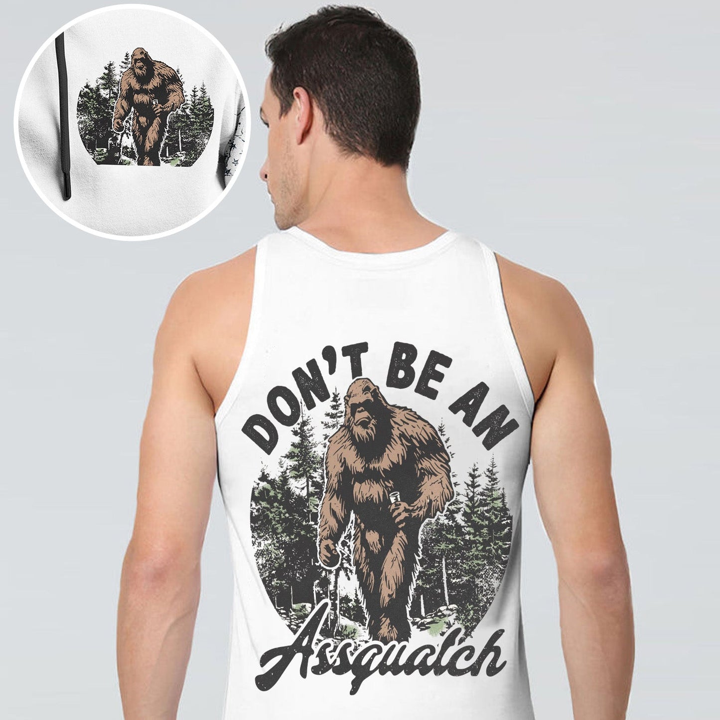 Don’t Be an Assquatch – Personalized Funny All Over Print Shirt