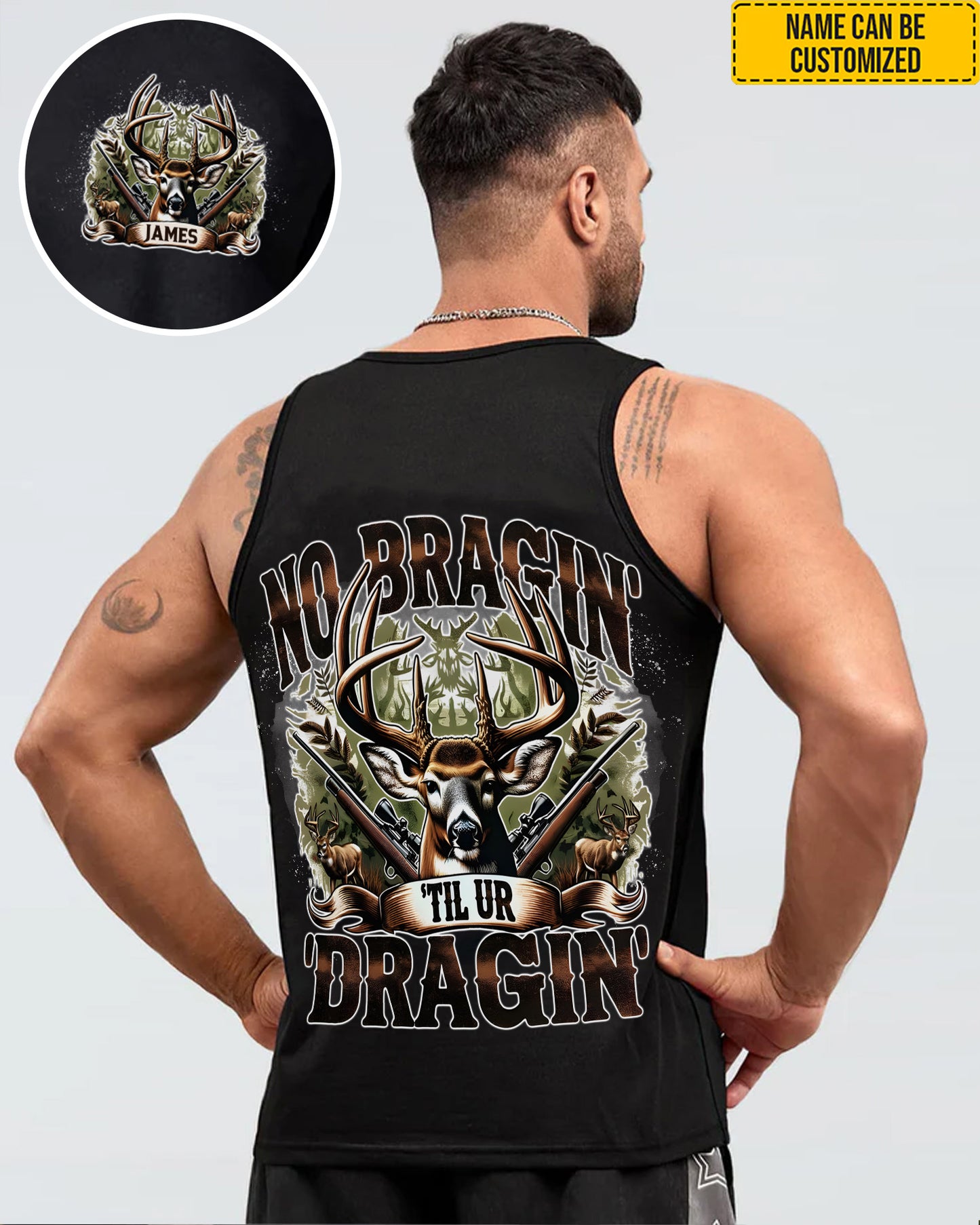 Personalized Deer Hunting All Over Print Shirt