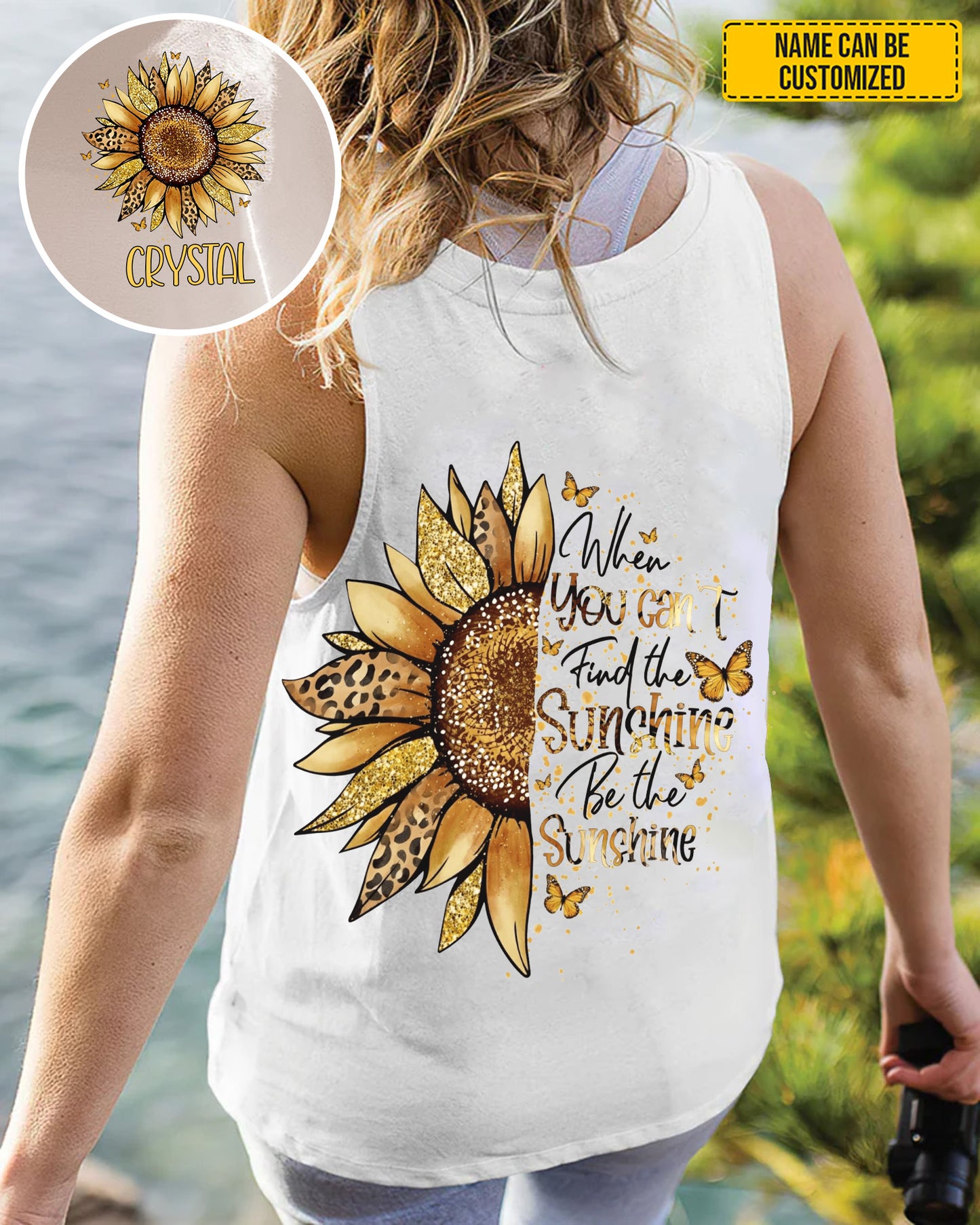 Sunflower Sunshine - Personalized Sunflower All Over Print Shirt