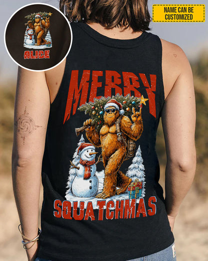 Merry Squatchmas – Personalized Sasquatch All Over Print Shirt
