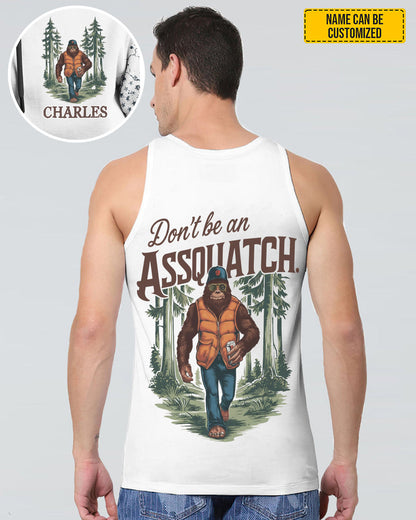Don't Be An Assquatch – Personalized Bigfoot All Over Print Shirt